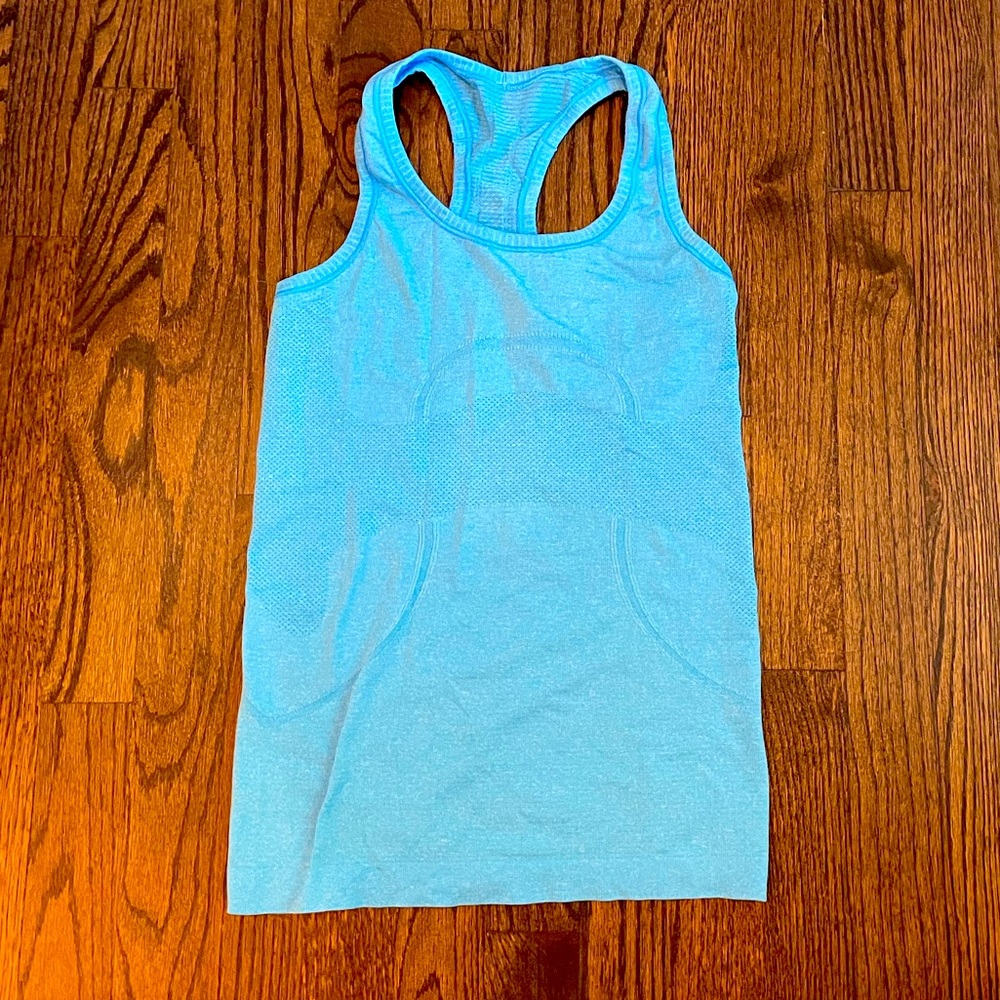 Blue Lululemon Swiftly Tank